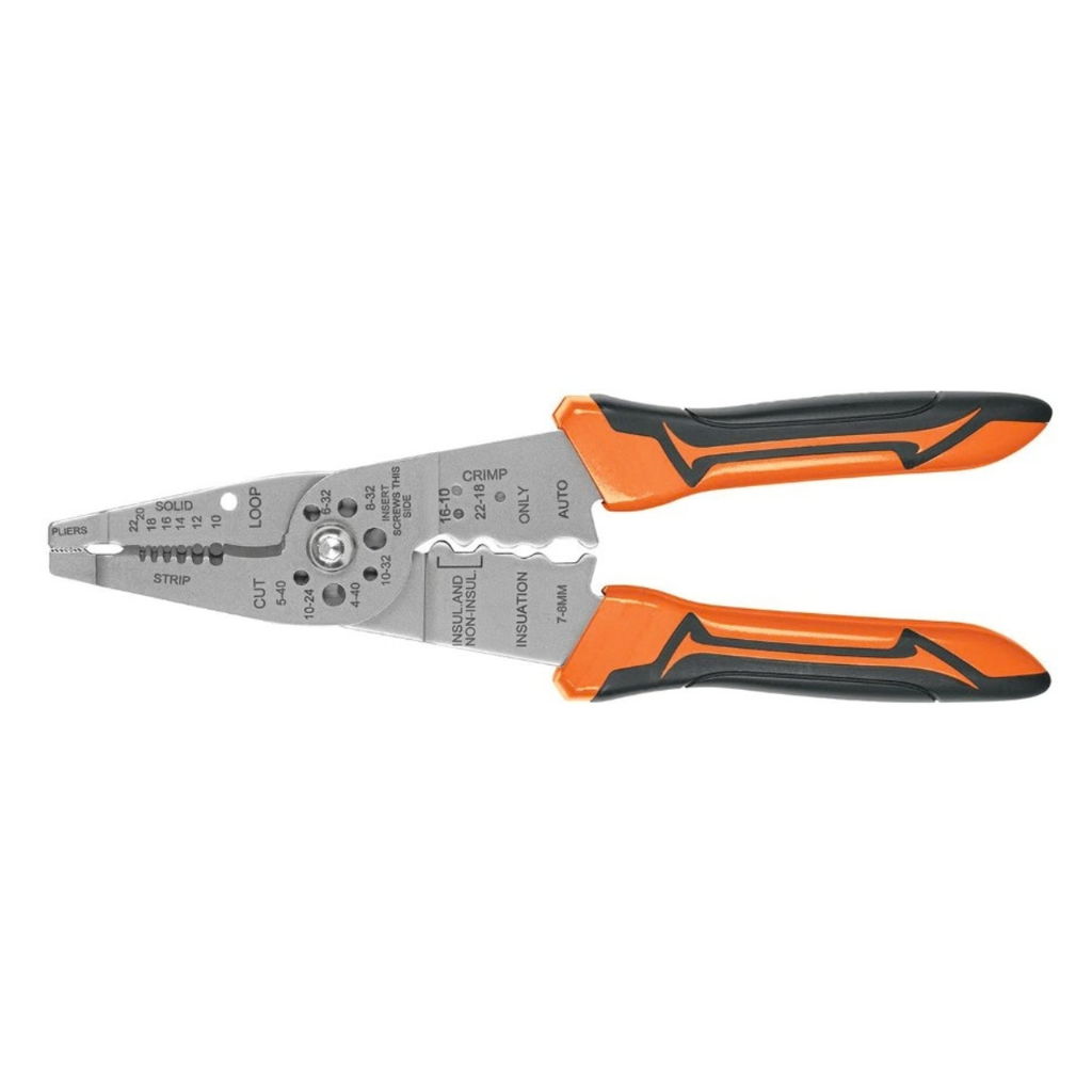 ALICATE PELA CABLE / CORTA TORNILLO 8" 4-40 /5-40/6-32/8-32 MOD.PE-CA-8 REF. 17357 MARCA TRUPER