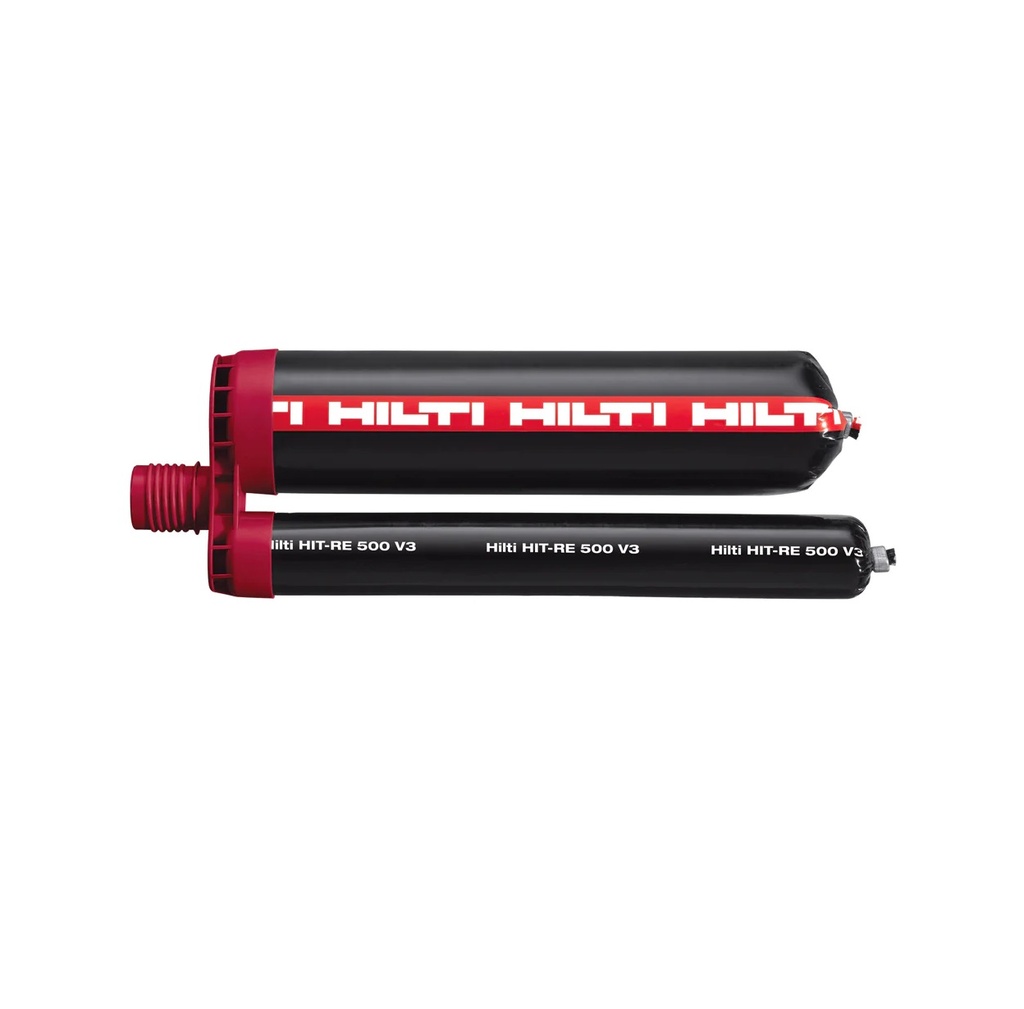 ANCLAJE QUIMICO EPOXICO DE INYECCION ( ALTA CARGA ) HIT-RE 500 V3 500ML REF. 2123404 / 2267562 HILTI