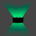 APLIQUE DE PARED BLAZE 6W RGB 85-265V IP65 COLOR NEGRO REF. AHY8026R MARCA ILUMINAK
