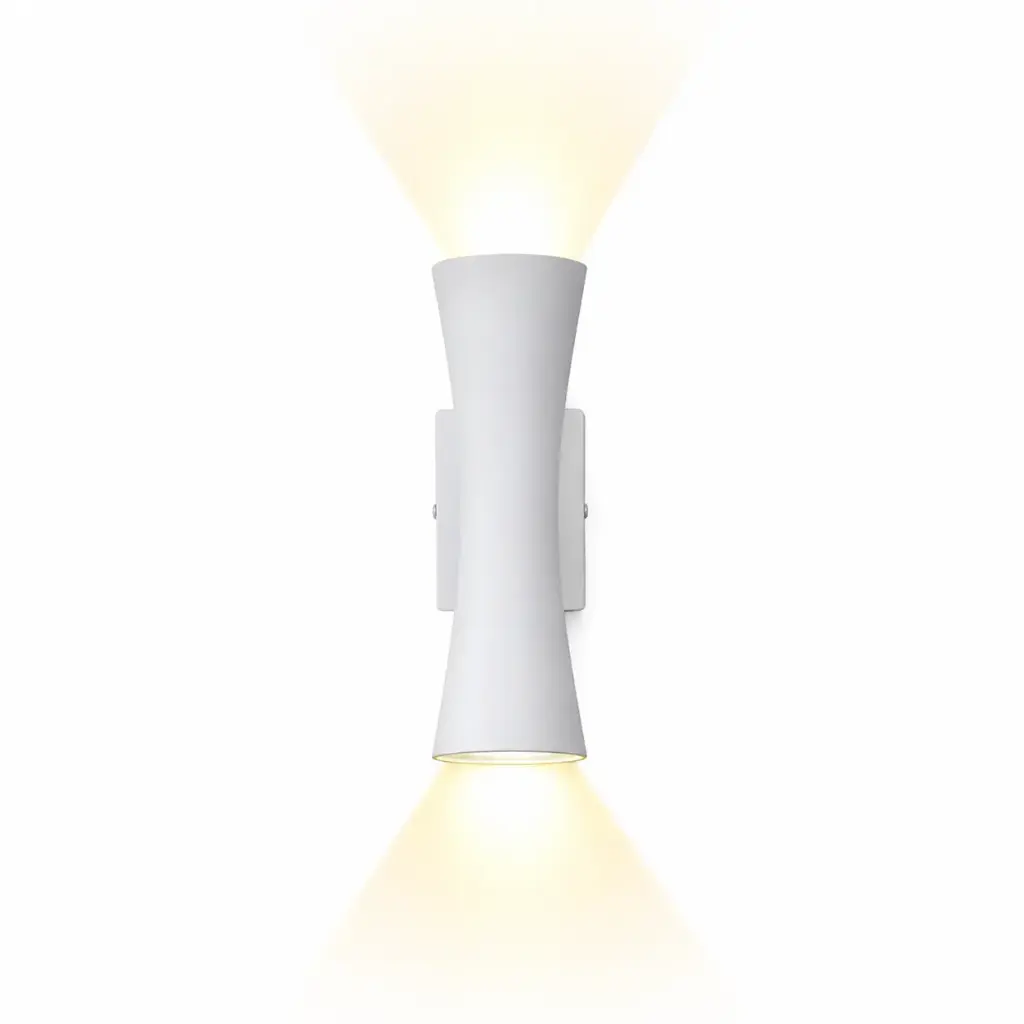 APLIQUE DE PARED EDON 6W 3 TONOS 85-265V IP65 BLANCO REF. HY26063T MARCA ILUMINAK