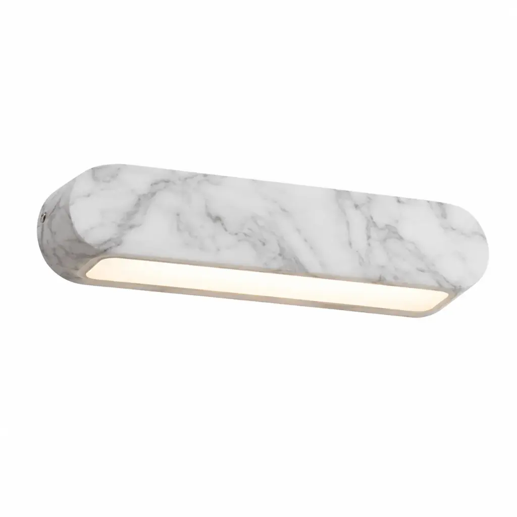 APLIQUE DE PARED MARBLED 5W 3 TONOS 85-265V IP65 BLANCO REF. HY3053T MARCA ILUMINAK