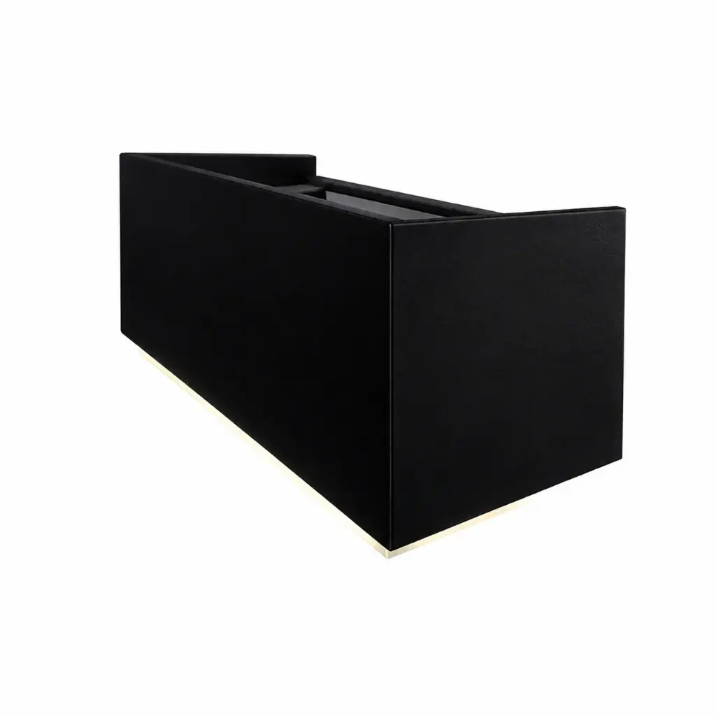 APLIQUE DE PARED SQUARE 3 12W 4500K  85-265V IP65 COLOR NEGRO REF. AHY80114 MARCA ILUMINAK