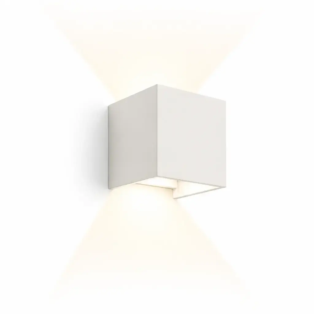 APLIQUE DE PARED SQUARE 3 5W 85-265V IP65 BLANCO REF. HY8053T MARCA ILUMINAK