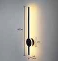 APLIQUE DE PARED STAIR LOFT 18W 3500K IP20 60 CM X 6 CM X 35 CM NEGRO REF. A1118BKWW MARCA ILUMINAK