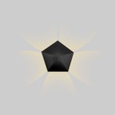 APLIQUE DE PARED START FLUX 5W 4500K 85-265V IP65 NEGRO REF. HY8234 MARCA ILUMINAK