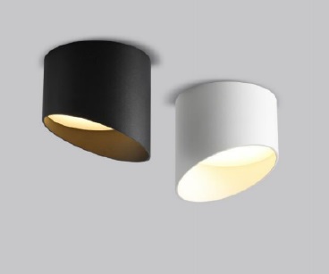 APLIQUE DE TECHO LED INTEGRADO SUPERFICIAL 12W 3000K OSRAM2835 NEGRO REF. LUM-928 MARCA LUMIND