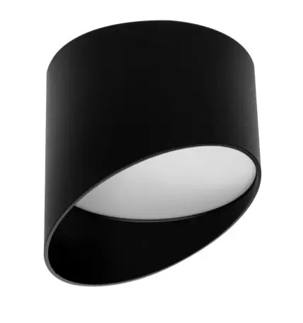 APLIQUE DE TECHO LED INTEGRADO SUPERFICIAL 12W 3000K OSRAM2835 NEGRO REF. LUM-928 MARCA LUMIND