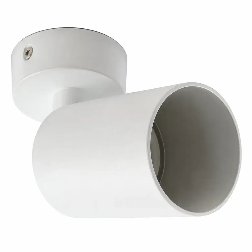 APLIQUE DE TECHO TIPO BALA SUPERFICIAL GU10 BLANCO DIRIGIBLE 55 X 100 MM REF. AI-TRG4-WH MARCA ARTIG LIGHT