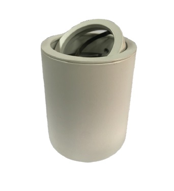 APLIQUE DE TECHO SUPERFICIAL PARA DICROICO GU10 ORIENTABLE COLOR BLANCO REF.LUM-S-7180 MARCA LUMIND