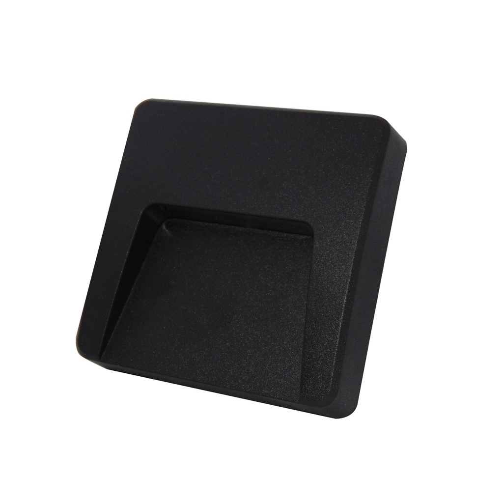 APLIQUE LED SOBREP. BALYZA QUARTER CUAD. NEGRO 3W 100-240V IP65 3000K REF. 86689 / 7014925 LEDVANCE