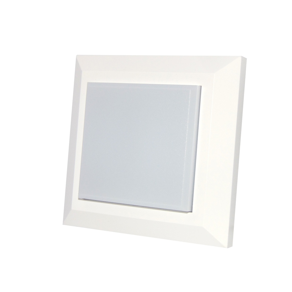 APLIQUE LED SOBREP. CUADRADO BLANCO 3W 100-240V IP65 150LM 3000K REF. 86609 / 7014796 LEDVANCE
