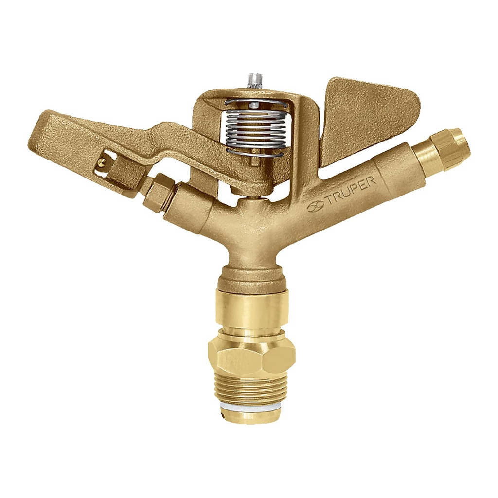 ASPERSOR / ROCIADOR AGRICOLA DE LATON 90 PSI 15MT DE ALCANCE 360° REF. 10317 MARCA TRUPER