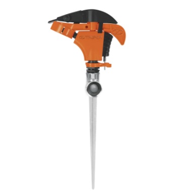 ASPERSOR / ROCIADOR PLASTICO 1 VIA ESTACA 11" ENTADA 3/4" REF. 10336 MARCA TRUPER