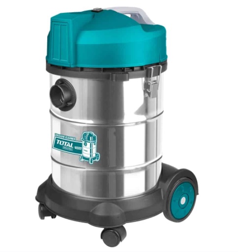 ASPIRADORA INDUSTRIAL HUMEDO - SECO 30 LTS 1400W 110-120 V REF. UTVC14301 MARCA TOTAL TOOLS