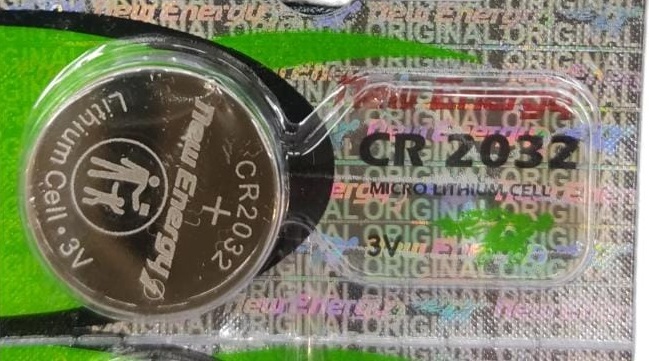 BATERIA / PILA BOTON DE LITIO " CR2032 " UNIDAD 3V REF. CR2032 COD- 736483 MARCA MAXELL