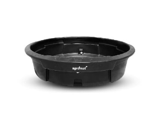 BEBEDERO DE PLASTICO 2000 LITROS CIRCULAR ALTO 54 CMS X PROFUN. 2.30 MTS REF. BC2000 MARCA AGROMAT