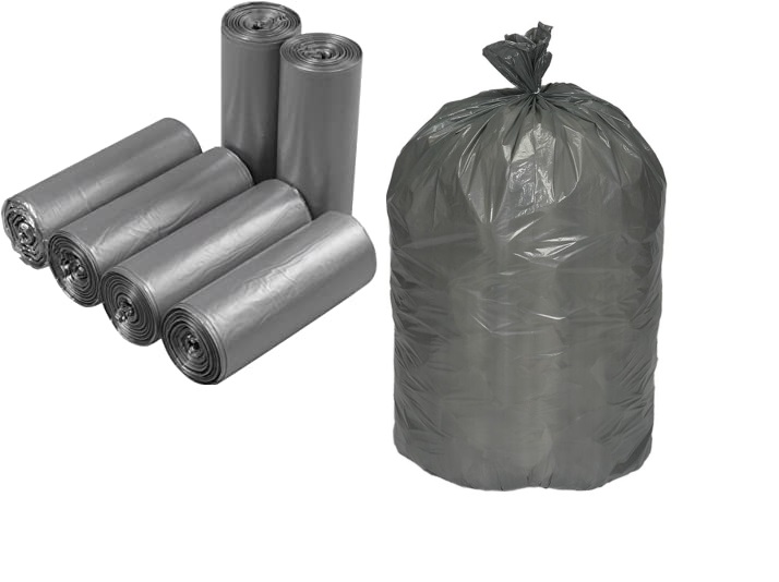 BOLSA GRIS PARA BASURA 30 KG CALIBRE 0.0030 ( UNIDAD ) MEDIDA 79 X 50 CM MARCA GENERICO
