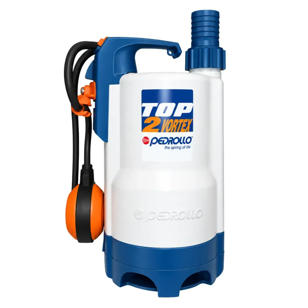 BOMBA SUMERGIBLE DRENAJE 1/2HP 1 1/4" 110V 220LTS ALTURA 8.50 MTS TOP2 REF. 60BD010M05-1 PEDROLLO