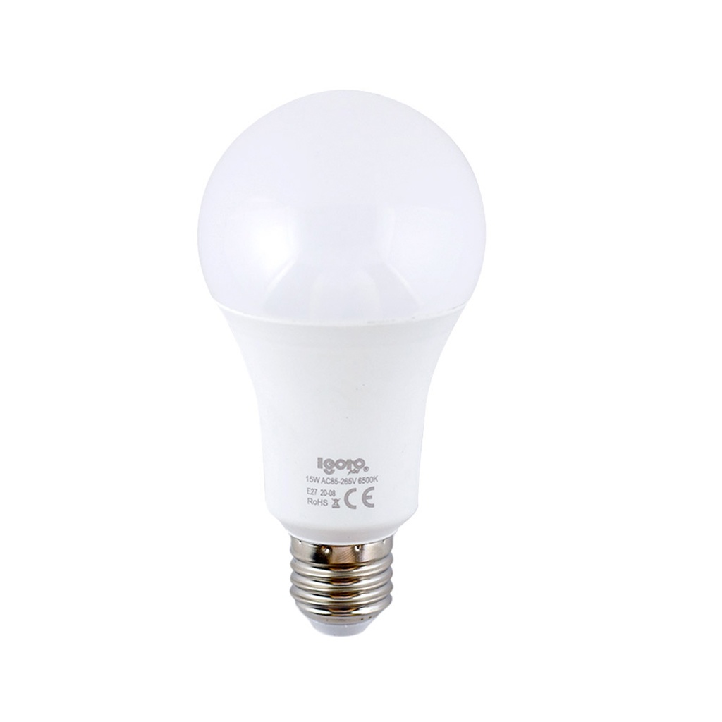 BOMBILLO LED TIPO BULBO 15 W E27 6500 K 1372 LM REF. IG-BL15W MARCA IGOTO