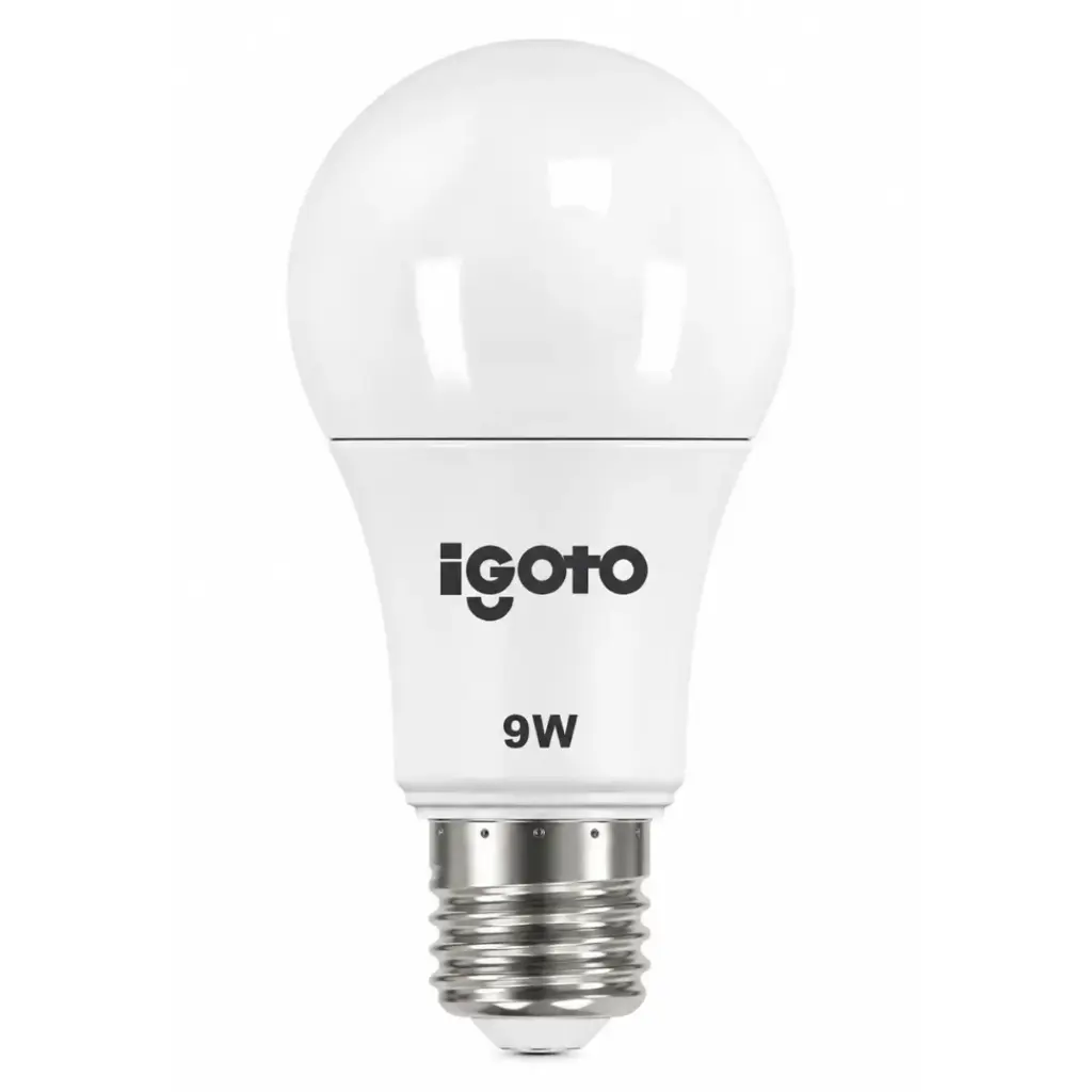 BOMBILLO LED TIPO BULBO 9 W E27 6500 K 882 LM REF. IG-BL9W MARCA IGOTO