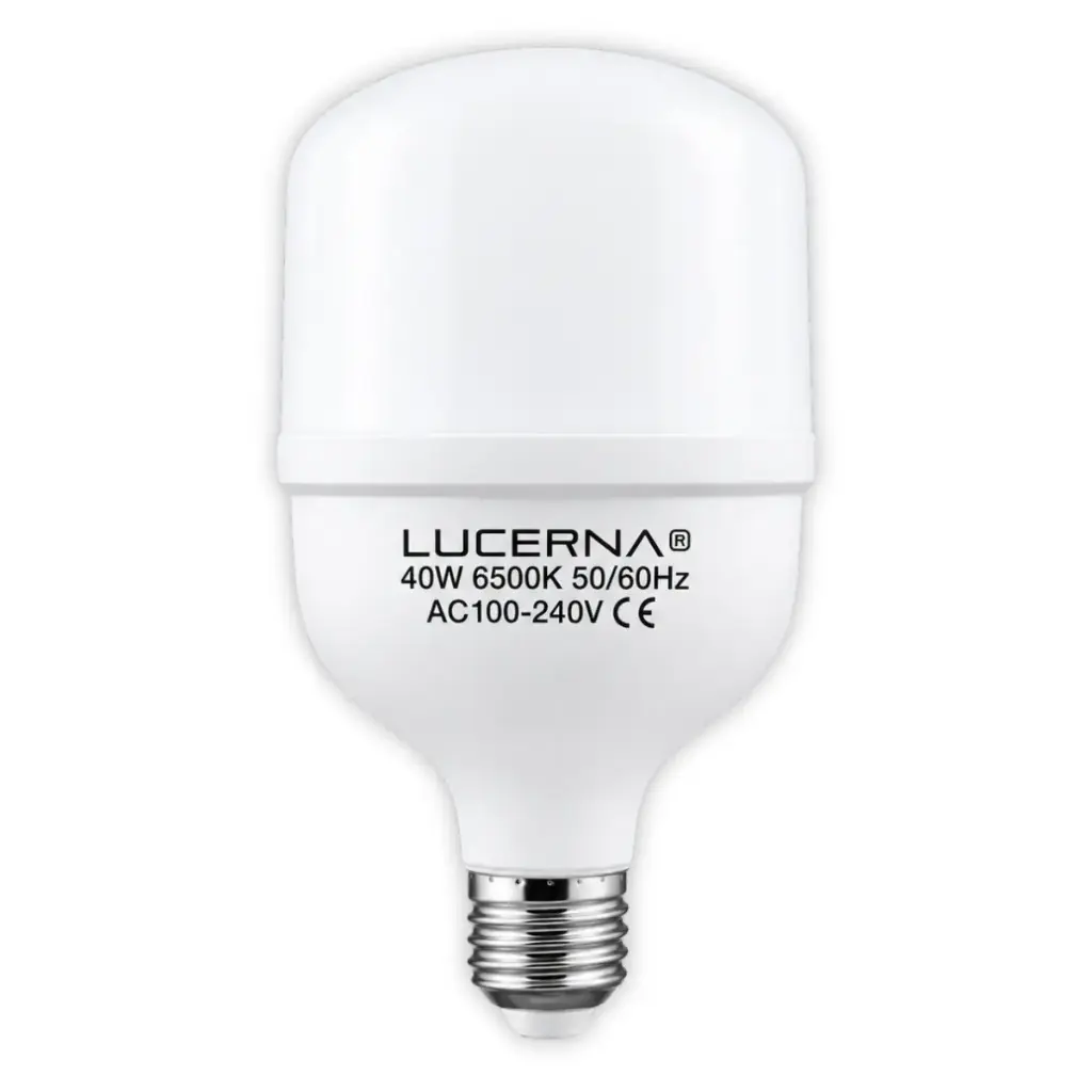 BOMBILLO LED TIPO BULBO CUADRADO DE 40 W E27 6500 K 3500 LM AC 100 - 240 V COD.726867 MARCA LUCERNA