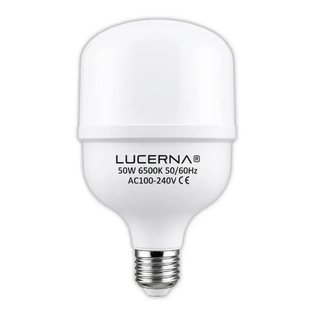 BOMBILLO LED TIPO BULBO CUADRADO DE 50 W E27 6500 K 4500 LM AC 100 - 240 V COD.726874 MARCA LUCERNA