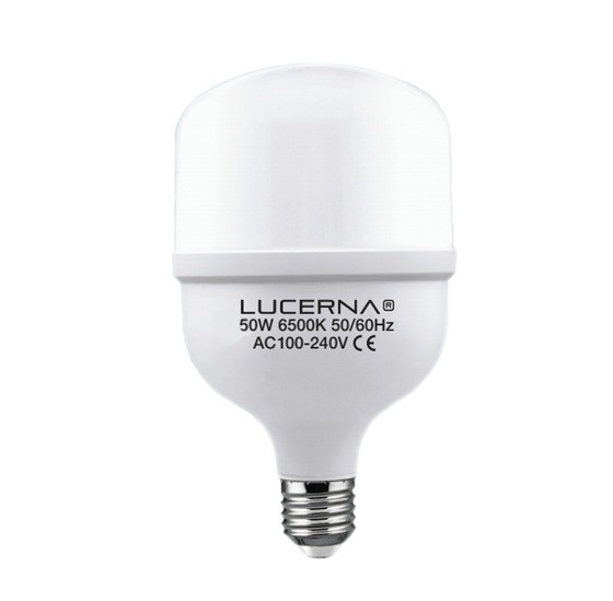 BOMBILLO LED TIPO BULBO CUADRADO DE 50 W E27 6500 K 4500 LM AC 100 - 240 V COD.726874 MARCA LUCERNA