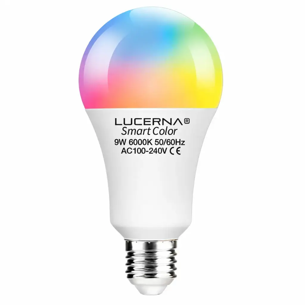 BOMBILLO LED TIPO BULBO DE 9 W E27 2700 - 6000 K AC 100 - 240 V COD.727246 SMART LUCERNA