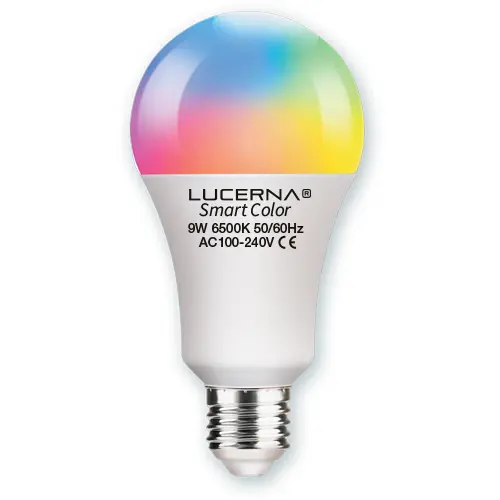 BOMBILLO LED TIPO BULBO DE 9 W E27 2700 - 6000 K AC 100 - 240 V COD.727246 SMART LUCERNA