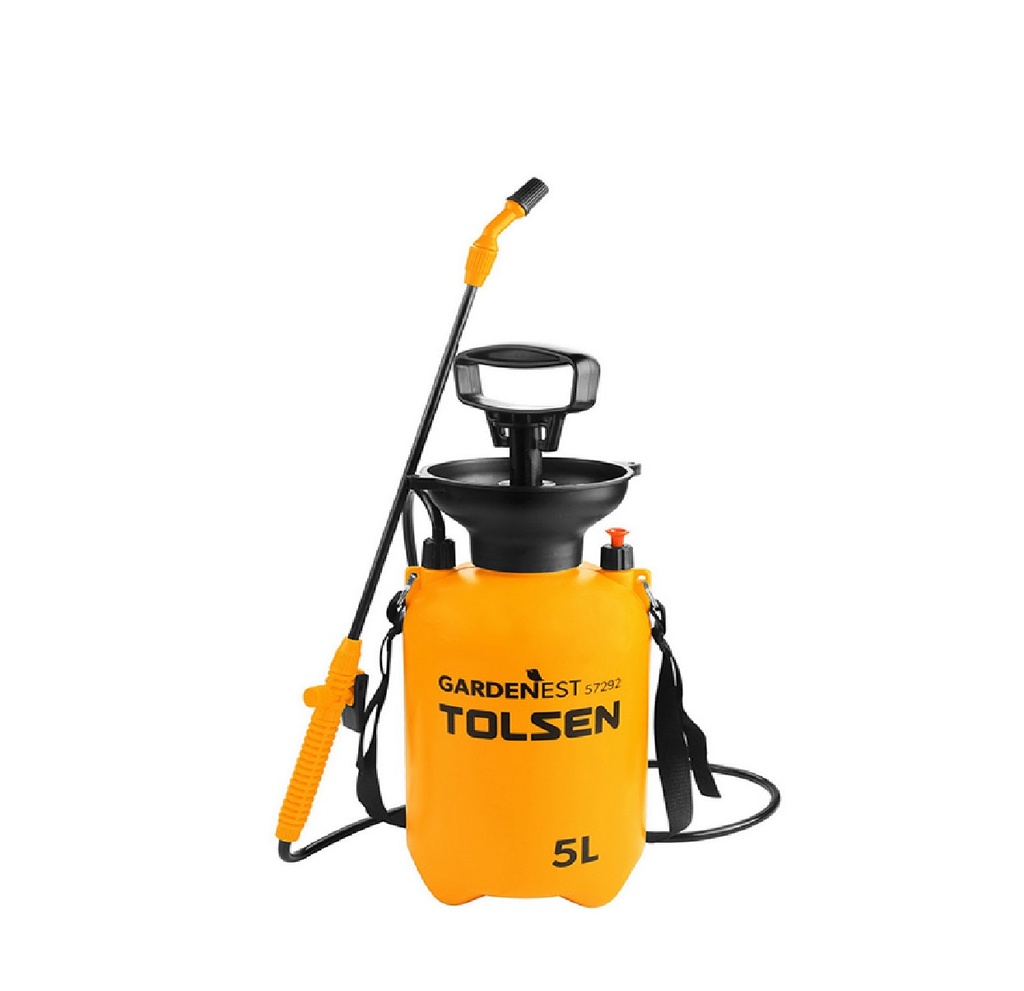 FUMIGADORA DE JARDIN DE POLIETILENO 5 LITROS / 2,5 BAR CON CORREA REF: 57292 MARCO TOLSEN