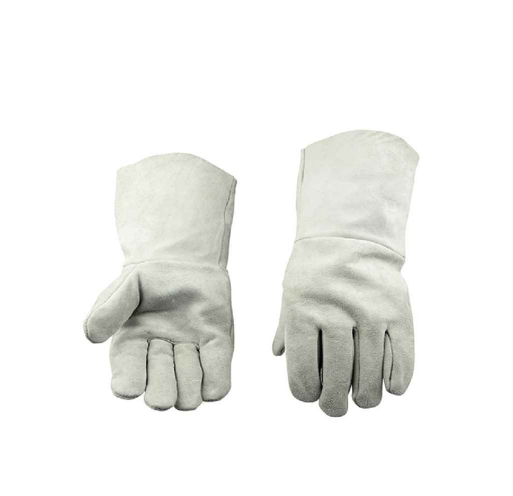 GUANTES DE SOLDADURA EN PIEL DE VACUNO ALARGADO TALLA 14 (XXL) REF: 45025 MARCA TOLSEN