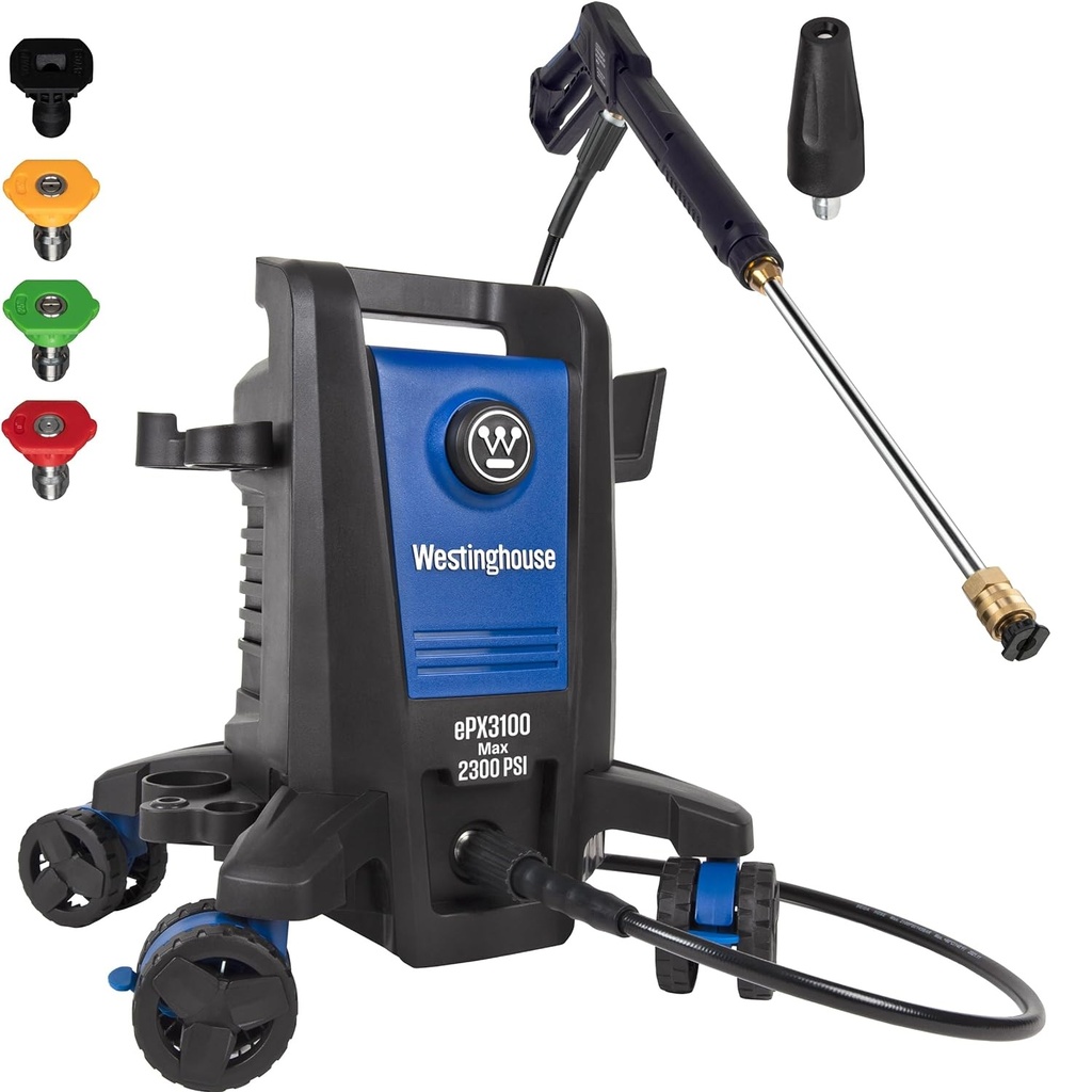 HIDROLAVADORA / HIDROJET ELECTRICA 2030 PSI 1.76 GPM REF. EPX3100 MARCA WESTINGHOUSE