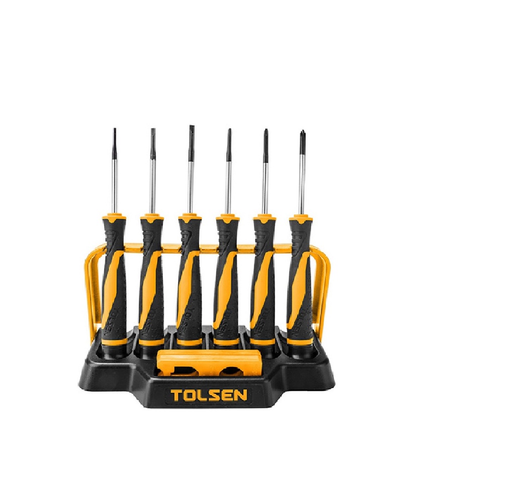 JUEGO DE DESTORNILLADORES 8 EN 1 ( 3.0 X 0.65 - PH2 X 65 MM) REF: 20039 MARCA TOLSEN
