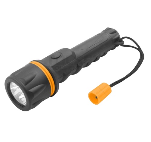 LINTERNA 3 LED 40 X 148 MM 10 MTS 16 HRS IP62 BATERIA AA NO INCLUIDAS REF. 60020 MARCA TOLSEN