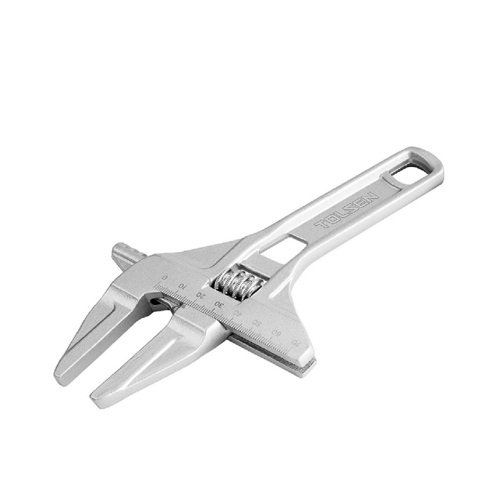 LLAVE AJUSTABLE DE ALUMINIO 205 MM X 10 - 68 MM REF:150303 MARCA TOLSEN