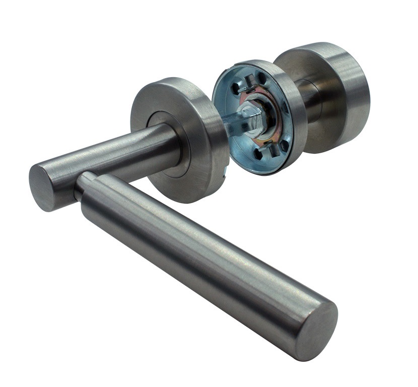 MANILLA REDONDA ACERO INOX. P/PTA PPAL DER-IZQ / FIJA- MOVIL MOD DUBLIN REF. CE0230 / ZCE-2657AB ZOE