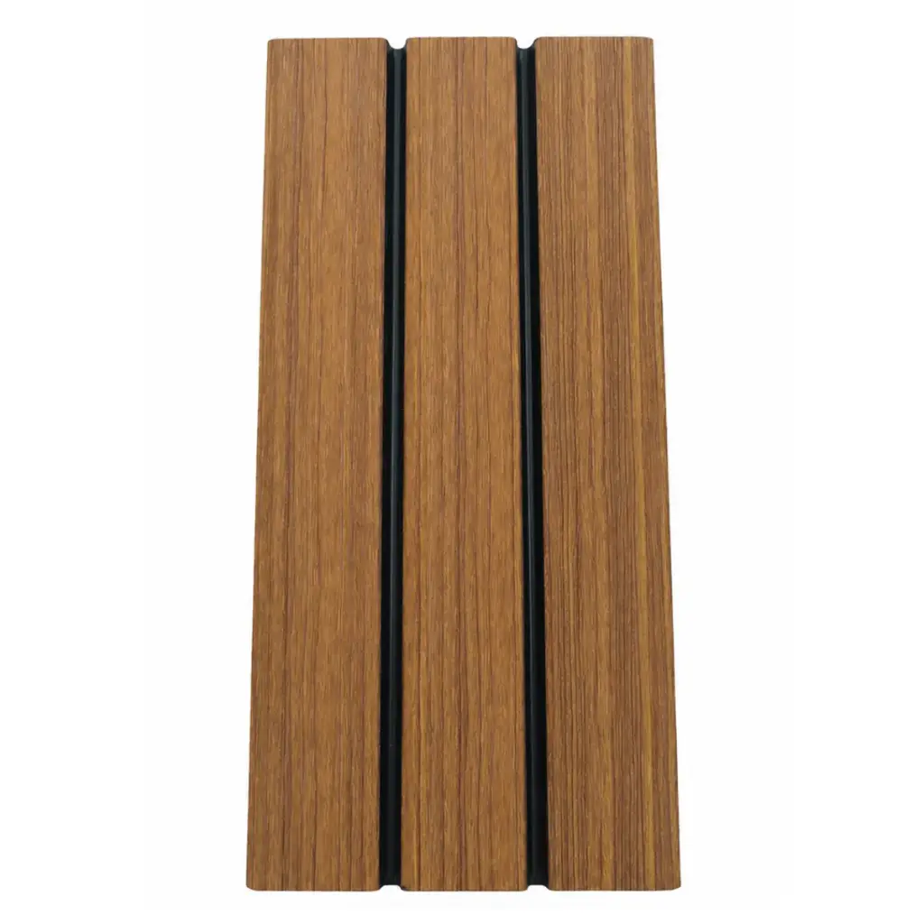 PANEL PARA PARED PS WALL PANEL INTERIOR 12 CM X 1,1 CM X 2,90 MTS NEGRO-MADERA MACHIFERMA