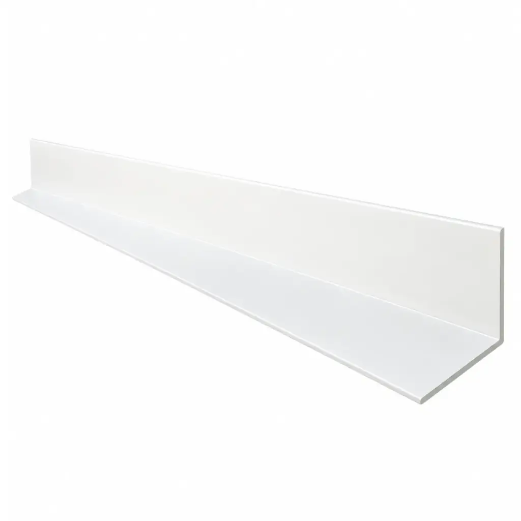 PERFIL ANGULO GALVANIZADO BLANCO DE 20 X 20 MM 3.05 MTS COD. 007130010 MARCA BUILDCO
