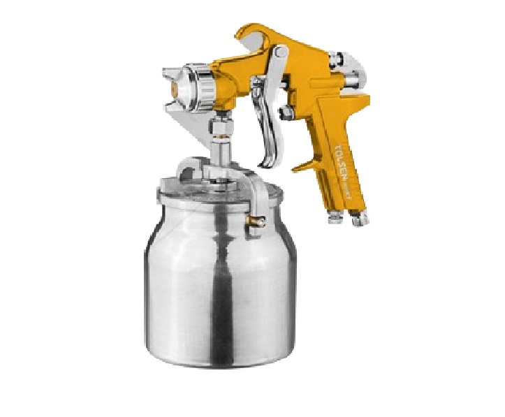 PISTOLA DE AIRE BOQUILLA DE ACERO INOX. 1000 ML 1/4" X 1.7 MM 50-70 PSI REF. 72156 MARCA TOLSEN