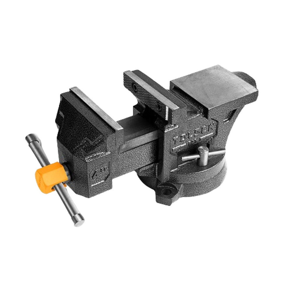 PRENSA DE BANCO 4" X 100 MM 7 K. 15 NK BASE GIRATORIA REF 10804 MARCA TOLSEN