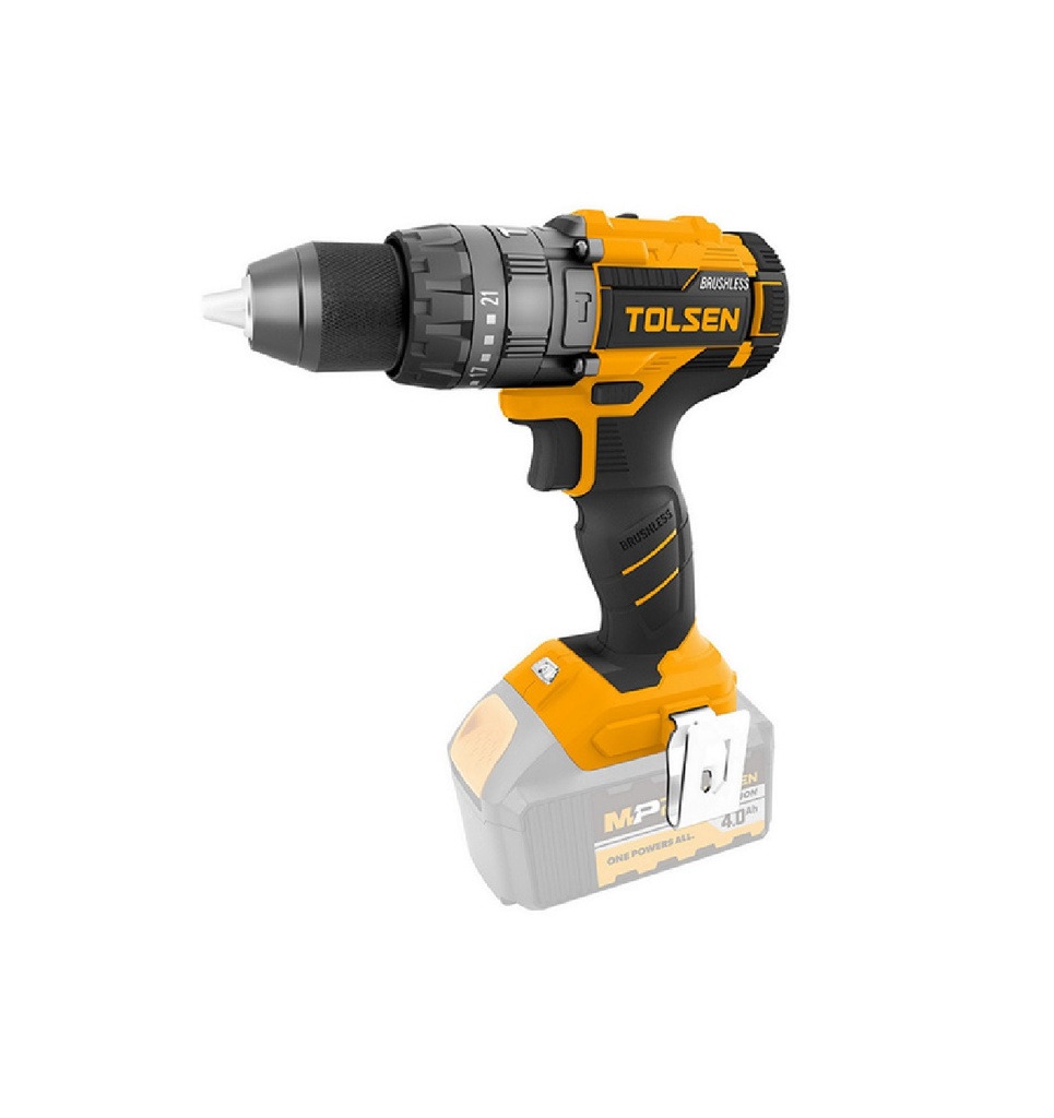 TALADRO DE IMPACTO INALÁMBRICO 1/2" 20 V 8000 / 32000 lPM SIN BATERIA/CARG REF: 87255 MARCA TOLSEN