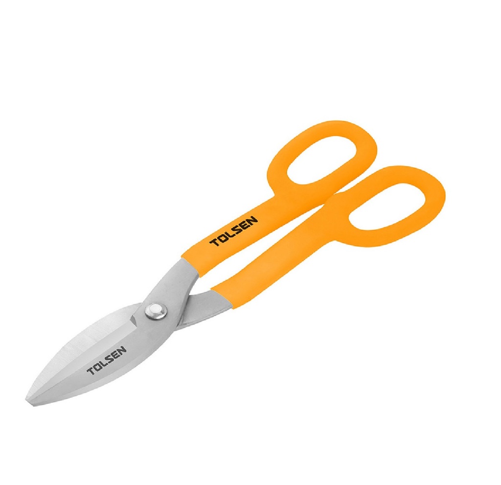 TIJERAS DE HOJALATA 10" ACERO FORJADO REF: 30036 MANGO DE FIBRA DE VIDRIO MARCA TOLSEN