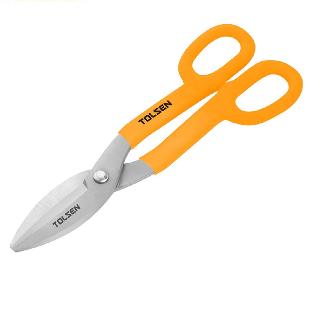 TIJERAS DE HOJALATA 10" ACERO FORJADO REF: 30037 MANGO DE FIBRA DE VIDRIO MARCA TOLSEN
