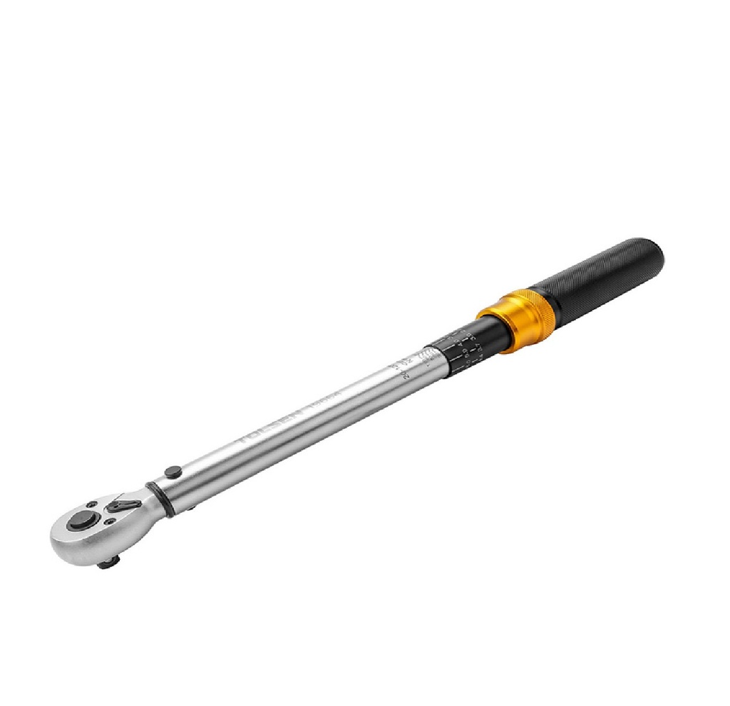 TORQUIMETRO RATCHET REVERSIBLE 1/2" ACERO MANGO DE DOBLE COMPONENTE REF:19668 MARCA TOLSEN