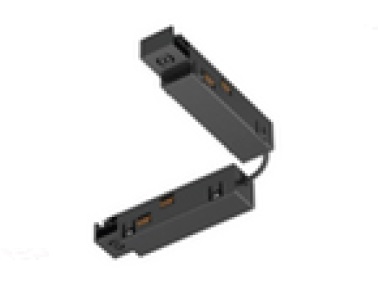 UNION / CONECTOR DE CONTINUIDAD P/RIEL TRACK LIGHT MAGNETICO 48V NEGRO REF.LUM-227B MARCA LUMIND