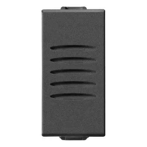 ZUMBADOR TIMBRE 120V 50-60HZ 8 VA CARBON MATT SERIE NEVE UP REF. 09377.CM MARCA VIMAR