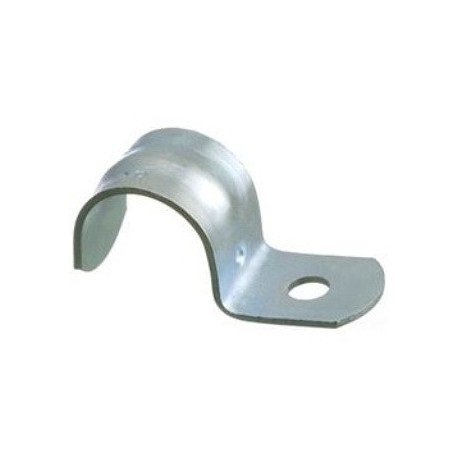 ABRAZADERA ZINCADA RGD/IMC TIPO OMEGA P/ TUBERIA EMT DE 1/2" UNA PATA UND REF 511RP / EMTA201 MARCA DONSEN - ILUMINAK