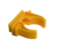 ABRAZADERA DE PLASTICO DE 25 MM LINEA AMARILLA REF. DSG912A MARCA DONSEN