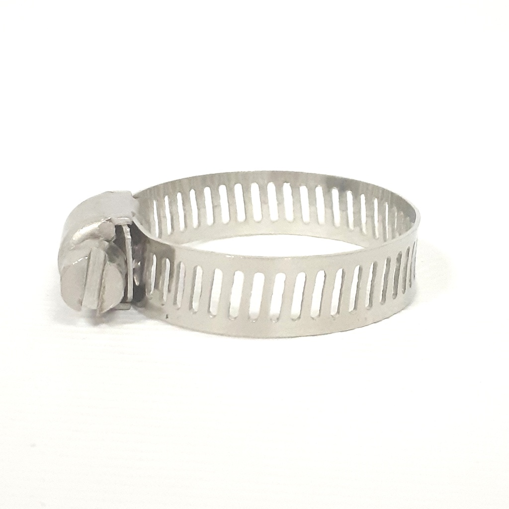 ABRAZADERA DE ACERO INOXIDABLE ( 8 MM - 16 MM ) CON TORNILLO REF. ABRA-08 MARCA GDESEO