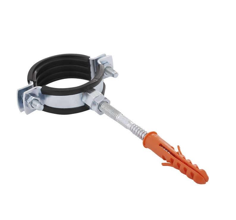 ABRAZADERA P/TUBO PESADO C/BASE GOMA 2" C/TORN. Y RAMPLUG REF. ABRA-T61 MARCA GDESEO